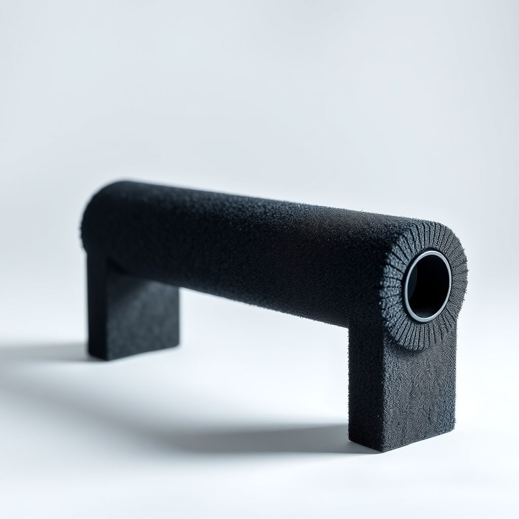High-density foam roller studio product shot