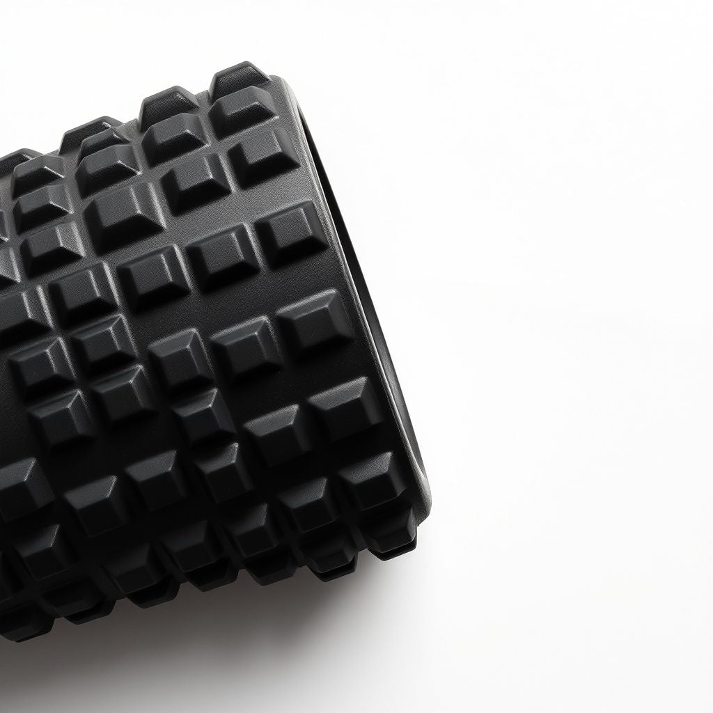 Foam roller flat lay